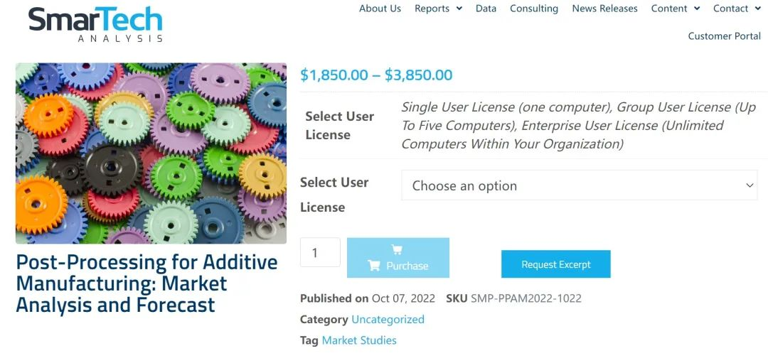 至2031年，3D打印后處理市場規(guī)模將達(dá)18億美元